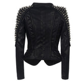 Punk Rivet Faux leather PU Jacket