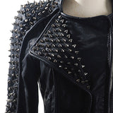 Punk Rivet Faux leather PU Jacket