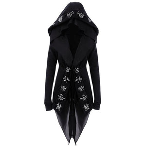 Rosetic Gothic Long Hooded