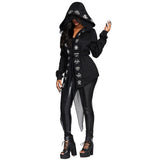 Rosetic Gothic Long Hooded