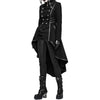 Casual Gothic Plus Size Trench Coats