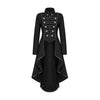 Casual Gothic Plus Size Trench Coats