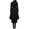 Casual Gothic Plus Size Trench Coats