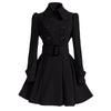 Women Vintage Woolen Coat