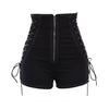 Rosetic PU Leather Women Shorts