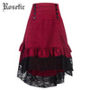 Rosetic Gothic Asymmetrical Skirt