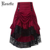 Rosetic Gothic Asymmetrical Skirt