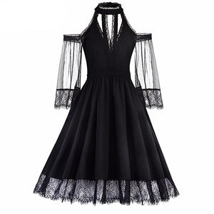 Rosetic Gothic Skater Dress