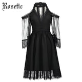 Rosetic Gothic Skater Dress