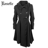 Rosetic Gothic Long Trench Coat