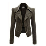 Gothic Punk PU Leather Jacket