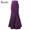 Gothic Vintage Long Mermaid Skirt