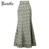 Gothic Vintage Long Mermaid Skirt