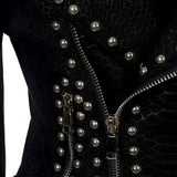 Gothic Belt Rivet Faux Leather