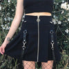 Rosetic Plaid Skirts Punk  Rock Gothic