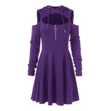 Rosetic Women Hoodie Dress