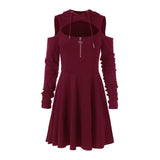 Rosetic Women Hoodie Dress