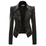 Women PU Jackets Gothic