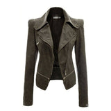 Women PU Jackets Gothic